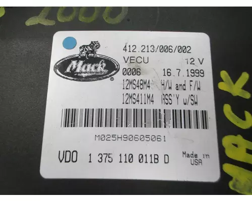 Mack E7 Electrical Parts, Misc.