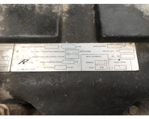 Mack E7 Engine Assembly