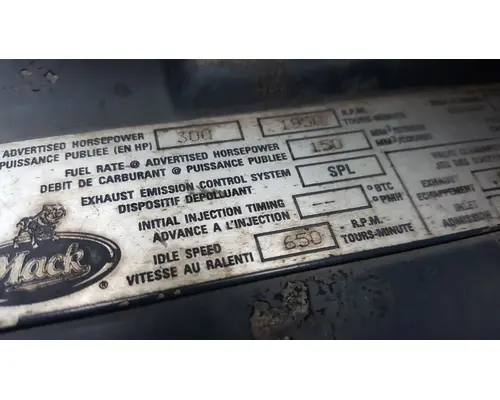 Mack E7 Engine Assembly