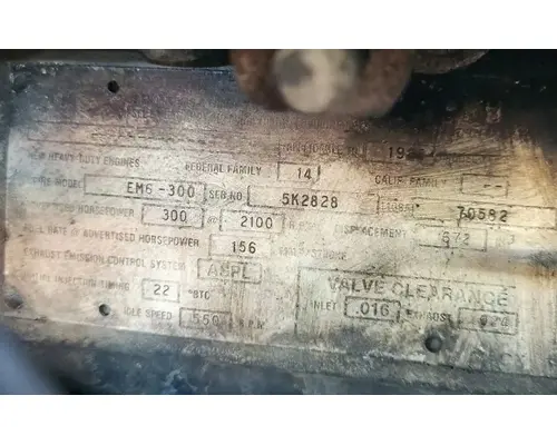 Mack EMC6 Engine Assembly