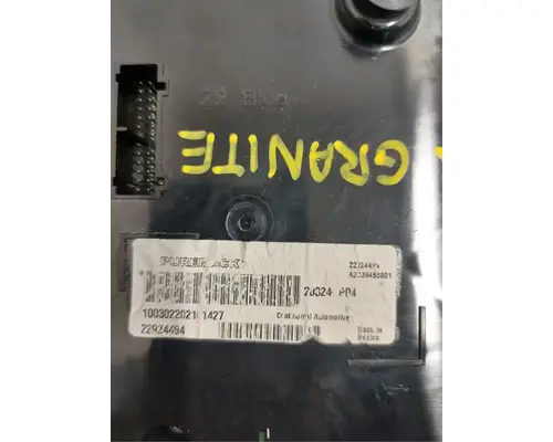 Mack GRANITE Instrument Cluster