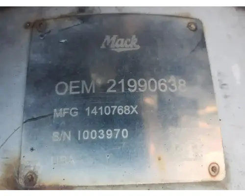 Mack LEU613 DPF (Diesel Particulate Filter)
