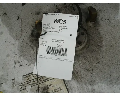 Fuel Tank MACK LEU 613 Big 3 Truck Parts, LLC