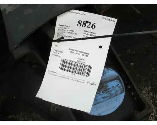 Fuel Tank MACK LEU 613 Big 3 Truck Parts, LLC