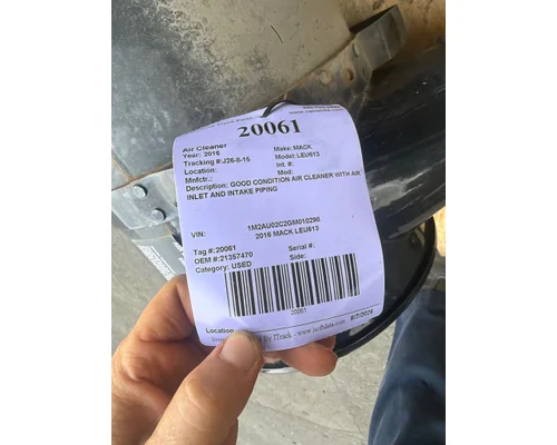 Air Cleaner MACK LEU613 Camerota Truck Parts