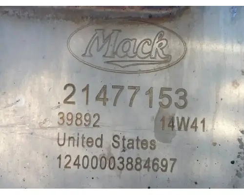 DPF (Diesel Particulate Filter) Mack LEU613 Complete Recycling Group LLC