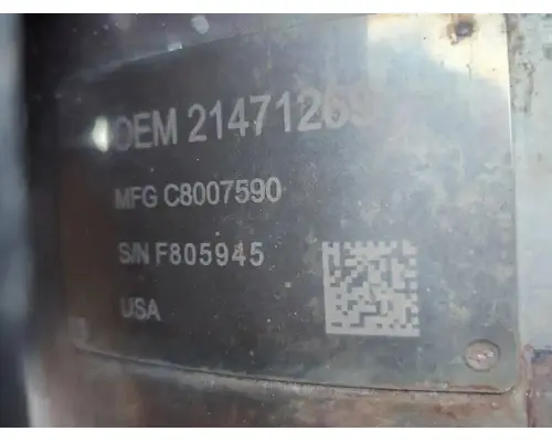 DPF (Diesel Particulate Filter) Mack LEU613 Complete Recycling Group LLC