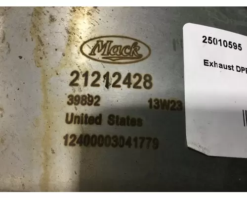 Mack MP7 Exhaust DPF Filter