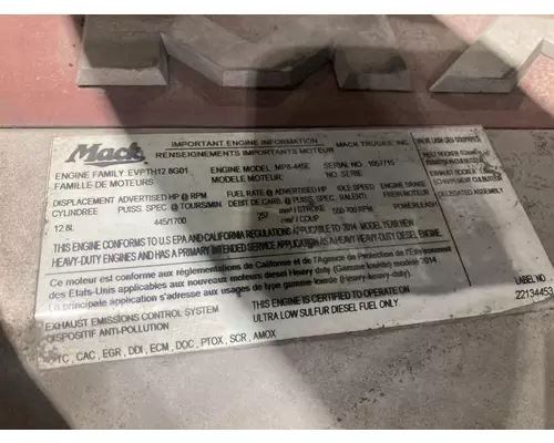 Mack MP8 Engine Assembly