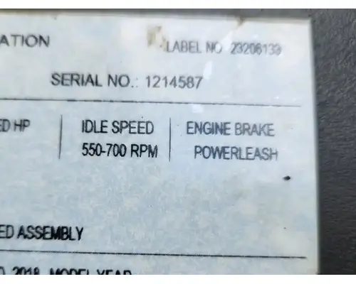 Mack MP8 Engine Assembly