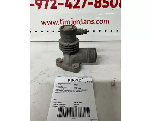 Engine Parts, Misc. MACK MP7 Tim Jordan's Truck Parts, Inc.