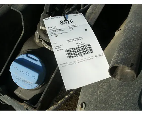 Fuel Tank MACK MRU 613 Big 3 Truck Parts, LLC