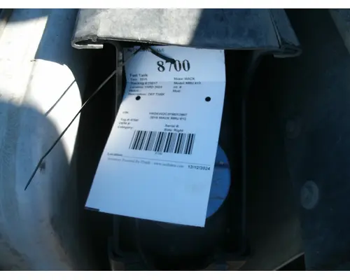 Fuel Tank MACK MRU 613 Big 3 Truck Parts, LLC