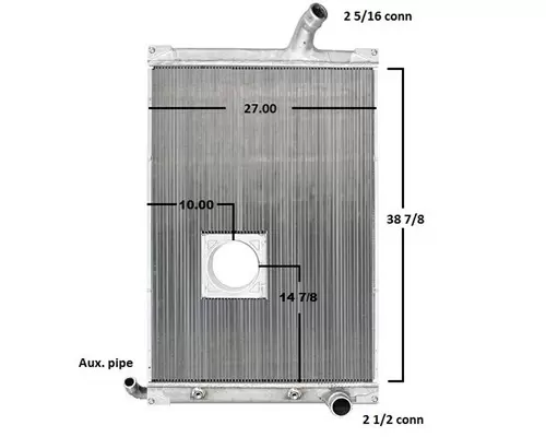 Radiator MACK MRU602 LKQ Western Truck Parts