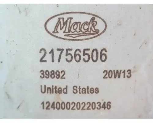 DPF (Diesel Particulate Filter) Mack Other Complete Recycling Group LLC
