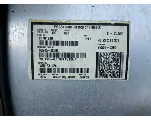 Mack Other Fuel Tank