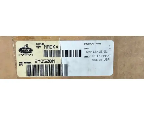 Mack Other Headlamp Assembly