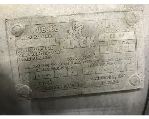 Mack R600 Fuel Tank