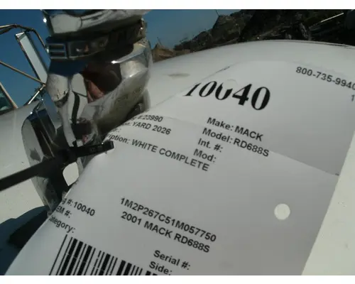 Hood MACK RD688S Big 3 Truck Parts, LLC