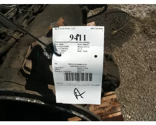 Transmission Assembly MACK T-310 Big 3 Truck Parts, LLC