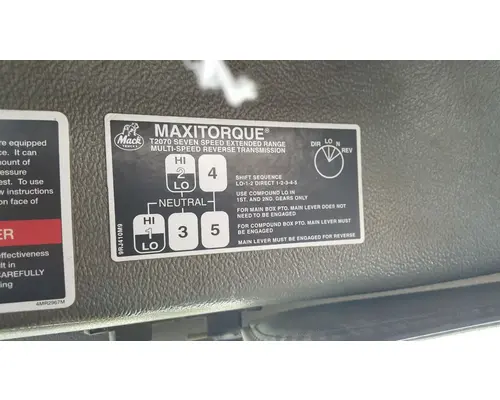 Transmission Assembly Mack T2070 Casey's Truck Salvage World