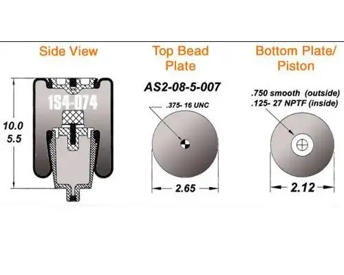 Air Bag (Safety) Mack Universal Holst Truck Parts