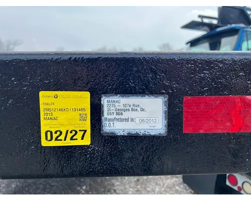 Manac FlatBed Complete Vehicle