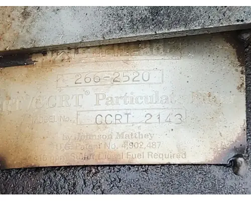 DPF (Diesel Particulate Filter) MCI D4500 Complete Recycling Group LLC