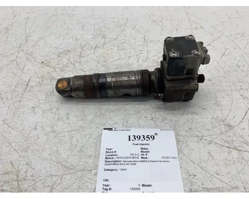 Fuel Injector MERCEDES-BENZ A0280748602 West Side Truck Parts