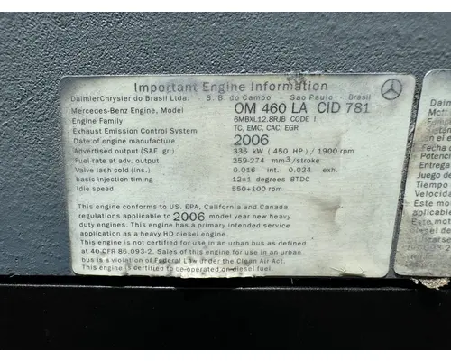 Mercedes Benz  Engine Assembly