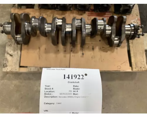 Crankshaft MERCEDES A4600300001 West Side Truck Parts