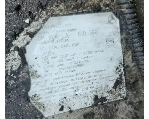 Mercedes MB 906 Engine Assembly