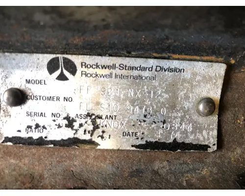 Meritor/Rockwell FF921 Axle Assembly, Front (Steer)