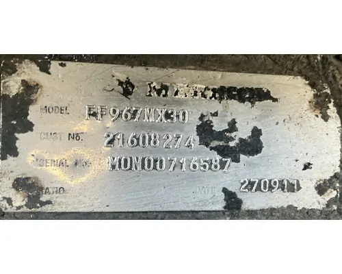 Meritor/Rockwell FF967 Axle Assembly, Front (Steer)
