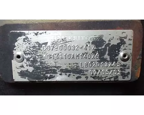 Meritor/Rockwell M-14G10A-M14 TransmissionTransaxle Assembly