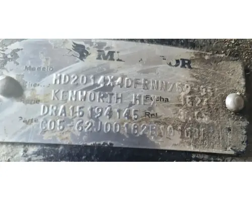 Meritor/Rockwell MD2014X/MR2014X Cutoff Tandem Axle