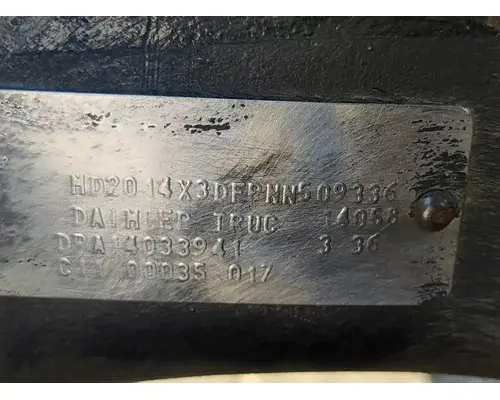 Meritor/Rockwell MD2014X Axle Housings (Front)