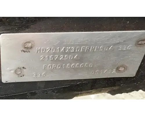 Meritor/Rockwell MD2014X Axle Housings (Front)