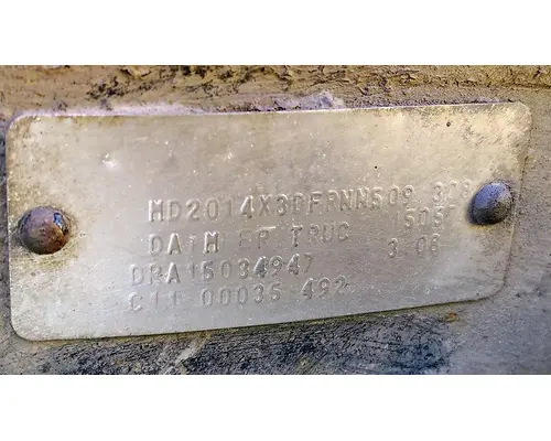 Meritor/Rockwell MD2014X Axle Housings (Front)