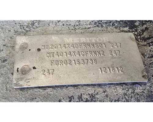 Meritor/Rockwell MD2014X Front Rears (Tandem Front)