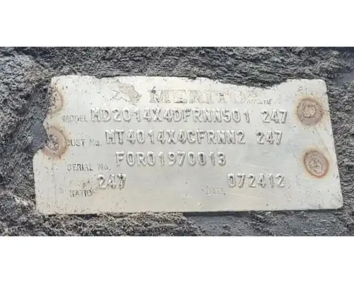 Meritor/Rockwell MD2014X Front Rears (Tandem Front)