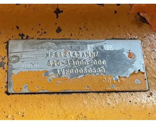 Meritor/Rockwell MFS12143A Axle Assembly, Front (Steer)