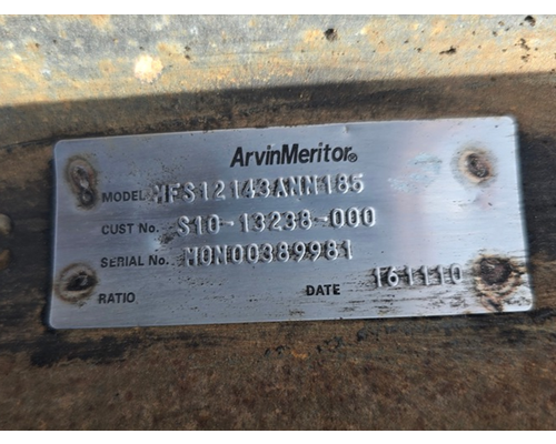 Meritor/Rockwell MFS12143A Axle Assembly, Front (Steer)