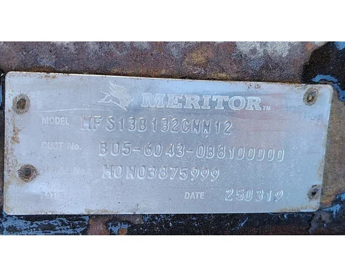Meritor/Rockwell MFS13B132C Axle Assembly, Front (Steer)