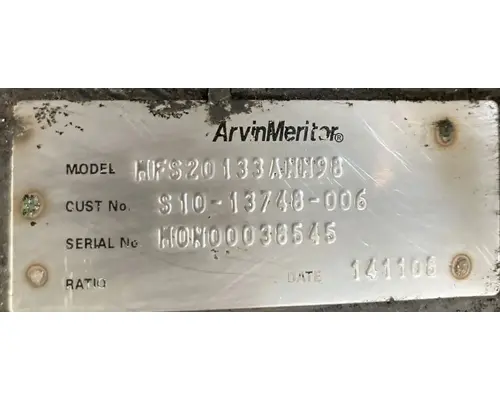 Meritor/Rockwell MFS20133A Axle Assembly, Front (Steer)