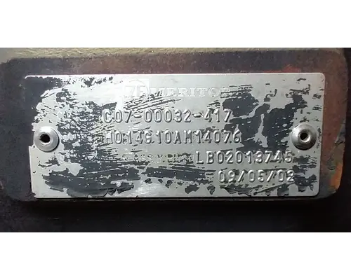 Meritor/Rockwell MO14G10AM TransmissionTransaxle Assembly