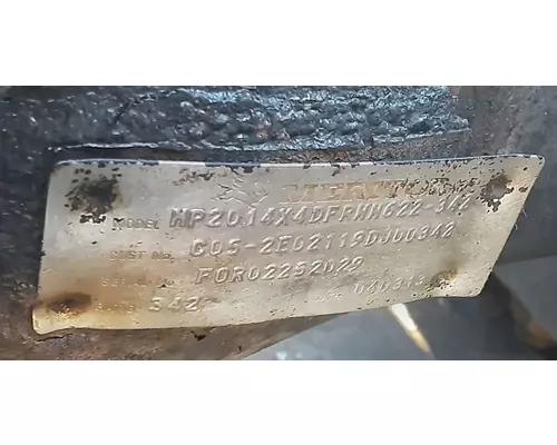 Meritor/Rockwell MP2014X Differential (Front)