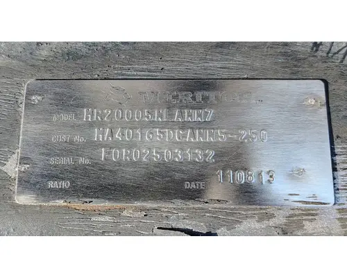 Meritor/Rockwell MR20005 Tag Axle