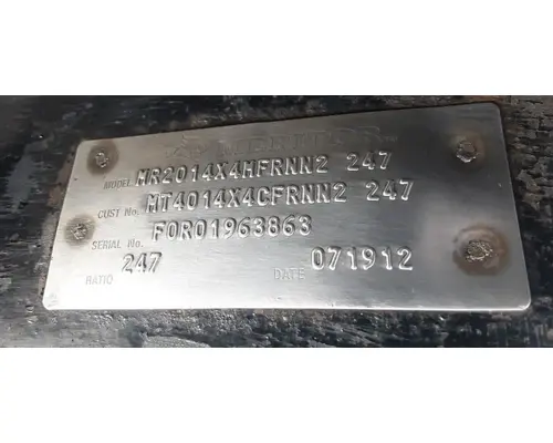 Meritor/Rockwell MR2014X Rear Rears (Tandem Rear or Single)