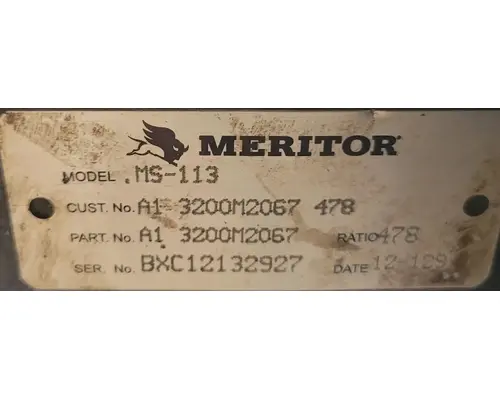 Meritor/Rockwell MS113 Rear Rears (Tandem Rear or Single)